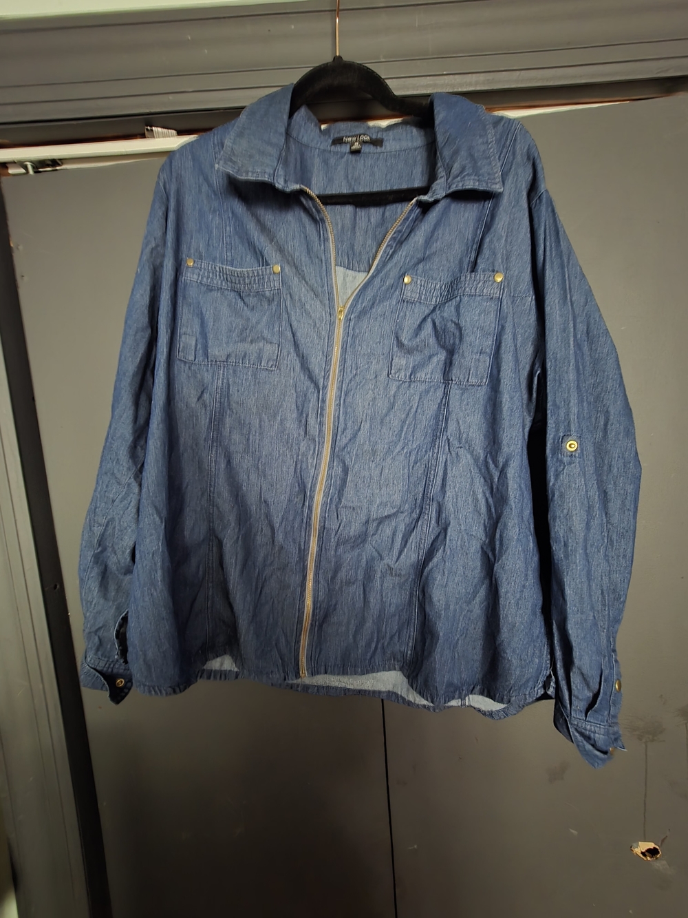 New Look Blue Denim Shirt Jacket